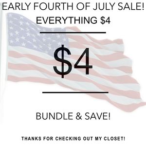 Fourth of July Sale!